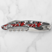 Rode en grijze camouflage, leger, leger kurkentrekker (Achterkant)