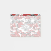 Rode en grijze camouflage, leger, leger post-it® notes (Voorkant)