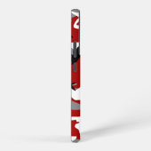 Rode en grijze camouflage, leger, leger samsung galaxy hoesje (Rechterkant)