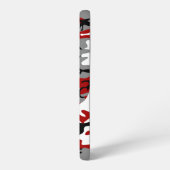 Rode en grijze camouflage, leger, leger samsung galaxy hoesje (Linkerkant)