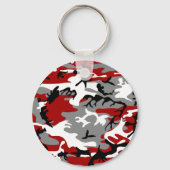 Rode en grijze camouflage, leger, leger sleutelhanger (Achterkant)