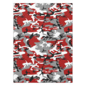 Rode en grijze camouflage, leger, leger tafelkleed (Voorkant)