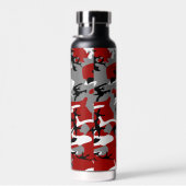 Rode en grijze camouflage, leger, leger waterfles (Rechts)