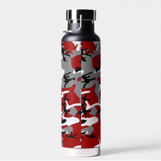 Rode en grijze camouflage, leger, leger waterfles (Rechts)