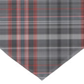 Rode en grijze tartan tafelkleed (Gekanteld)