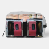 Rode en grijze trein toilettasje (Achterkant)