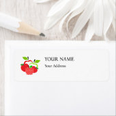 Rode en groene appels etiket (Insitu)