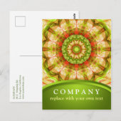 Rode en groene appels Mandala Briefkaart (Voorkant / Achterkant)