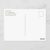 Rode en groene appels Mandala Briefkaart (Achterkant)