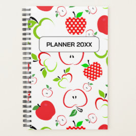 Rode en groene appels planner