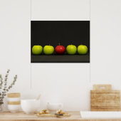 Rode en groene appels poster (Keuken)