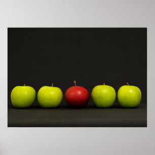 Rode en groene appels poster