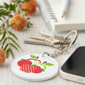 Rode en groene appels sleutelhanger (Voorkant Rechts)