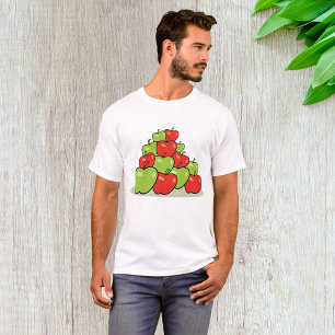 Rode en groene appels t-shirt