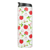 Rode en groene appels thermosbeker (Geroteerd rechts)