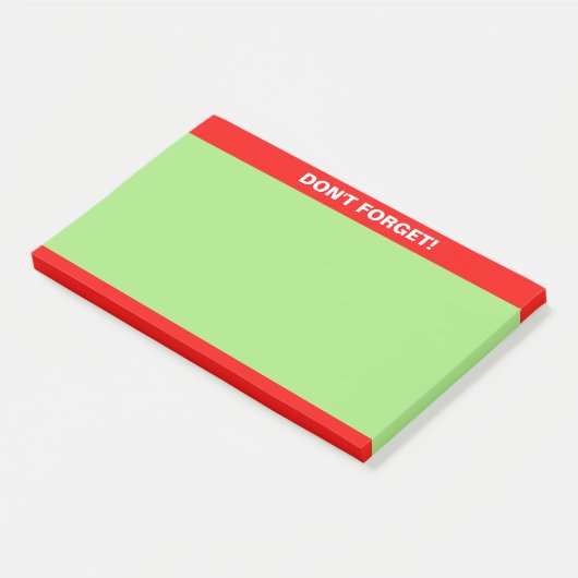 Rode en groene bewerkbare kalligrafie post-it® notes (Schuin)