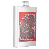 Rode en groene bloemen flacon (Rechts)