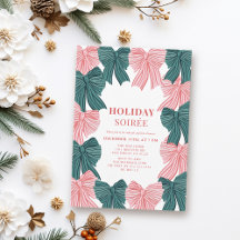 Rode en groene bogen kerstvakantie Soirée