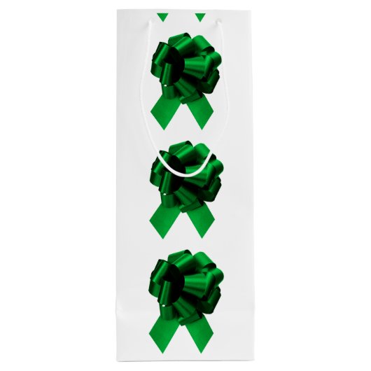 Rode en Groene Bogen Wijn Gift Bag Wijn Cadeautas (Achterkant)