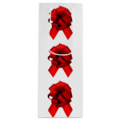 Rode en Groene Bogen Wijn Gift Bag Wijn Cadeautas (Voorkant)