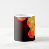 Rode en groene bokelichten koffiemok (Center)