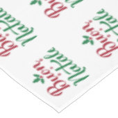 Rode en groene Buon Natale Keuken Eettafel Tafelkleed (Gekanteld)