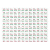 Rode en groene Buon Natale Keuken Eettafel Tafelkleed (Voorkant (Horizontaal))