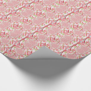 Rode en groene burst abstract ontwerp cadeaupapier