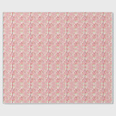 Rode en groene burst abstract ontwerp cadeaupapier (Vlak)