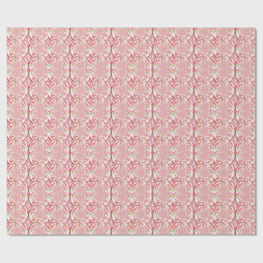 Rode en groene burst abstract ontwerp cadeaupapier (Vlak)