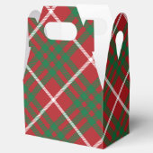 Rode en groene cheque bedankdoosjes (Geopend)