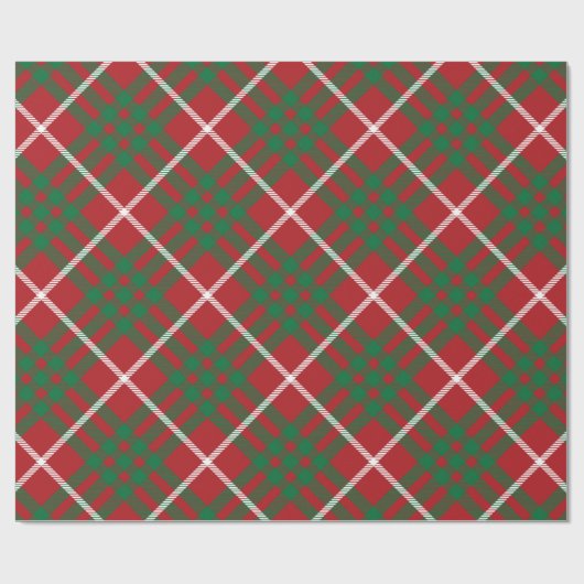 Rode en groene cheque cadeaupapier (Vlak)