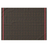 Rode en groene chilipepers op zwart pittig Mexicaa Tafelkleed (Voorkant (Horizontaal))