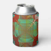 Rode en groene chromatische Fusie-Koelbox Blikjeskoeler (Blikje Voorkant)