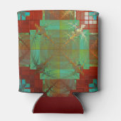 Rode en groene chromatische Fusie-Koelbox Blikjeskoeler (Achterkant)