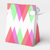 Rode en groene driehoeken bedankdoosjes (Achterkant)