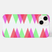 Rode en groene driehoeken Case-Mate iPhone case (Achterkant (horizontaal))