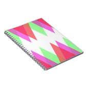 Rode en groene driehoeken notitieboek (Rechterzijde)