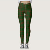Rode en groene Elegant Leggings (Voorkant)