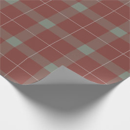 Rode en groene feestdag met kerstmis cadeaupapier