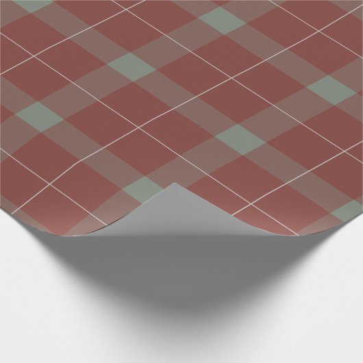 Rode en groene feestdag met kerstmis cadeaupapier (Hoek)