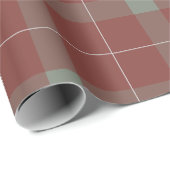 Rode en groene feestdag met kerstmis cadeaupapier (Rol Hoek)