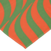 Rode en Groene Golven Tafelkleed (Gekanteld)