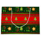 Rode en groene grote cadeautas (Voorkant)