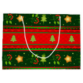 Rode en groene grote cadeautas (Achterkant)