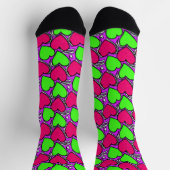 Rode en groene hartsokken sokken (Top)