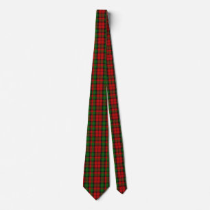 Rode en groene Kerr Tartan Plaid Stropdas