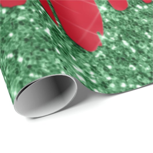 Rode en groene kerst cadeaupapier (Rol Hoek)