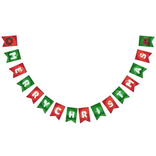 Rode en Groene Kerst Decoratie Vlaggetjes (Alle)