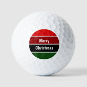 Rode en groene kerst golfballen (Voorkant)